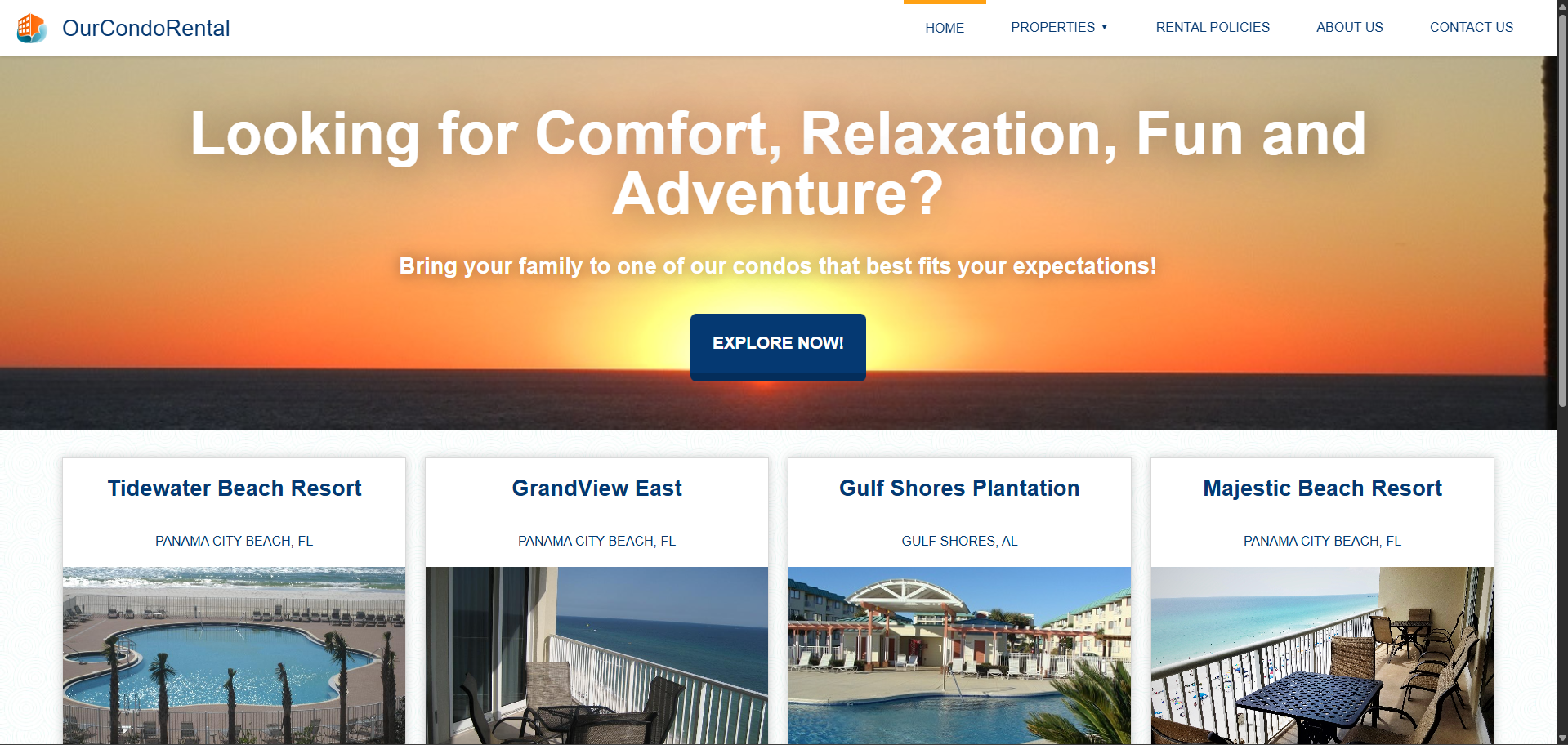 Our Condo Rental project thumbnail